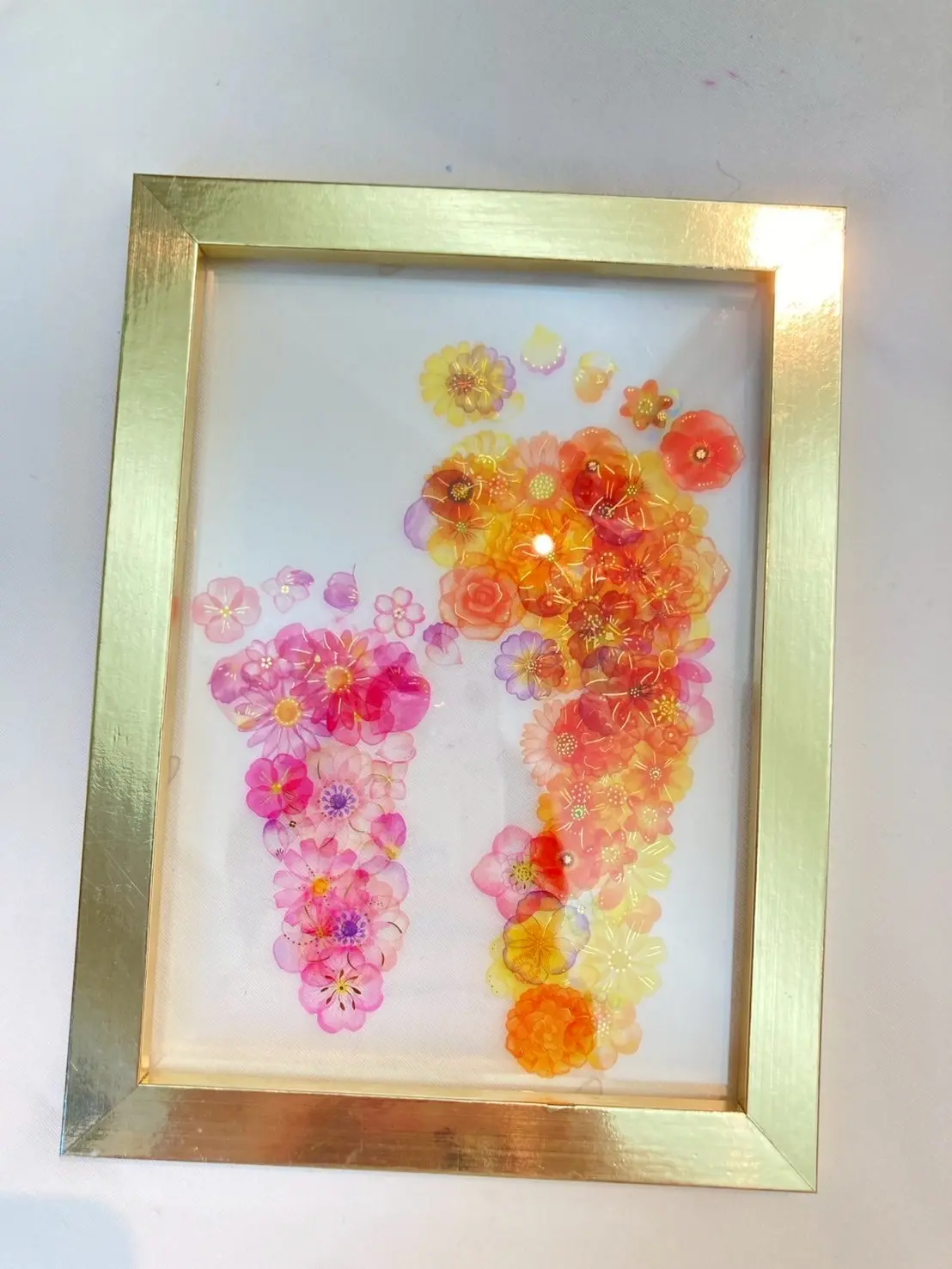 flowerart-gold-orange-pink-pair